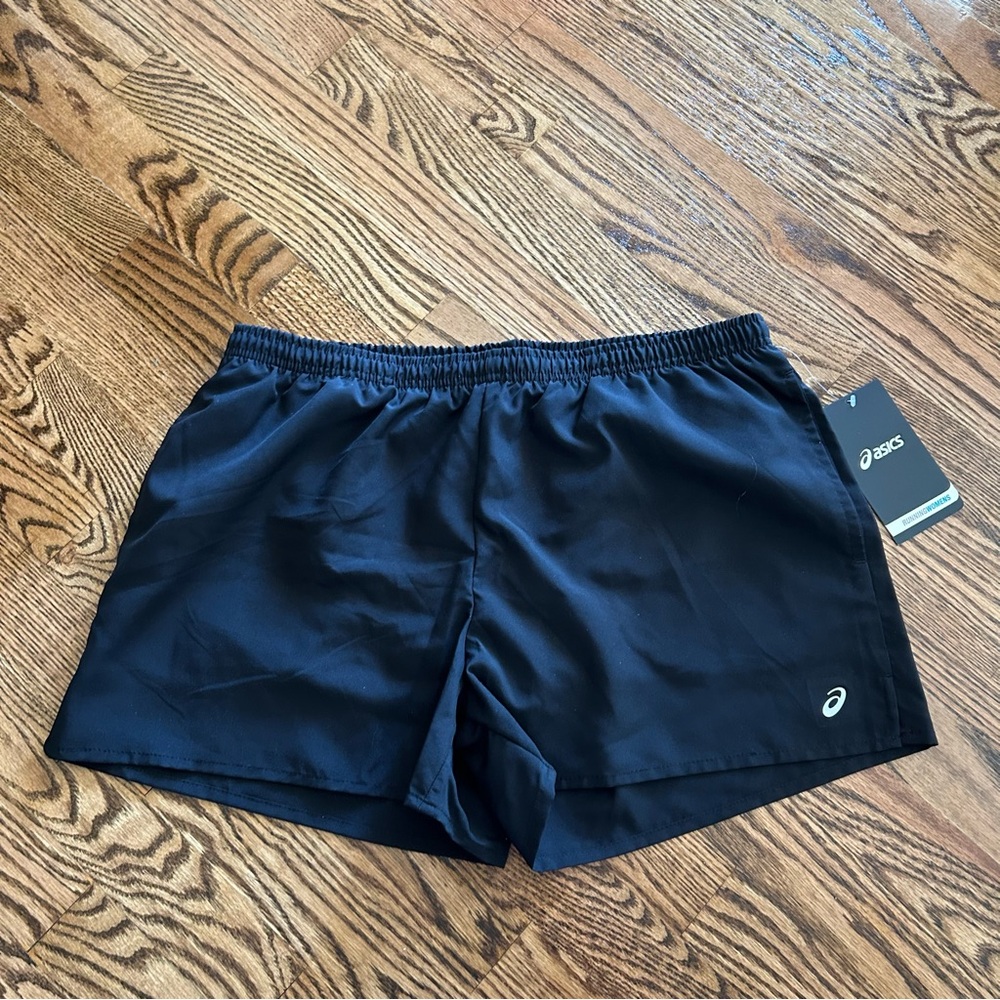 asics running short NWT women’s large black